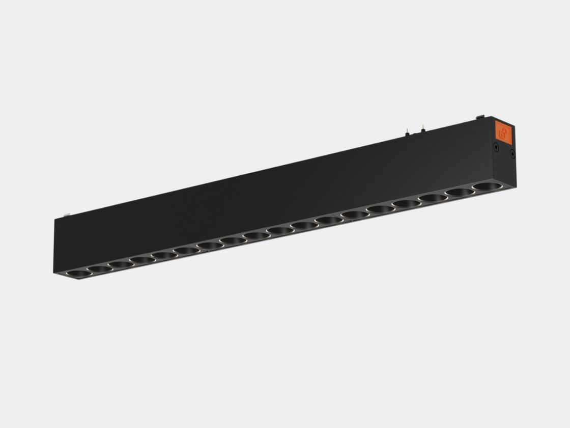 Светильник трековый SLIM, 48В 18W черный 2700-6000К, DL-SLIM-DRBL-18-CCT