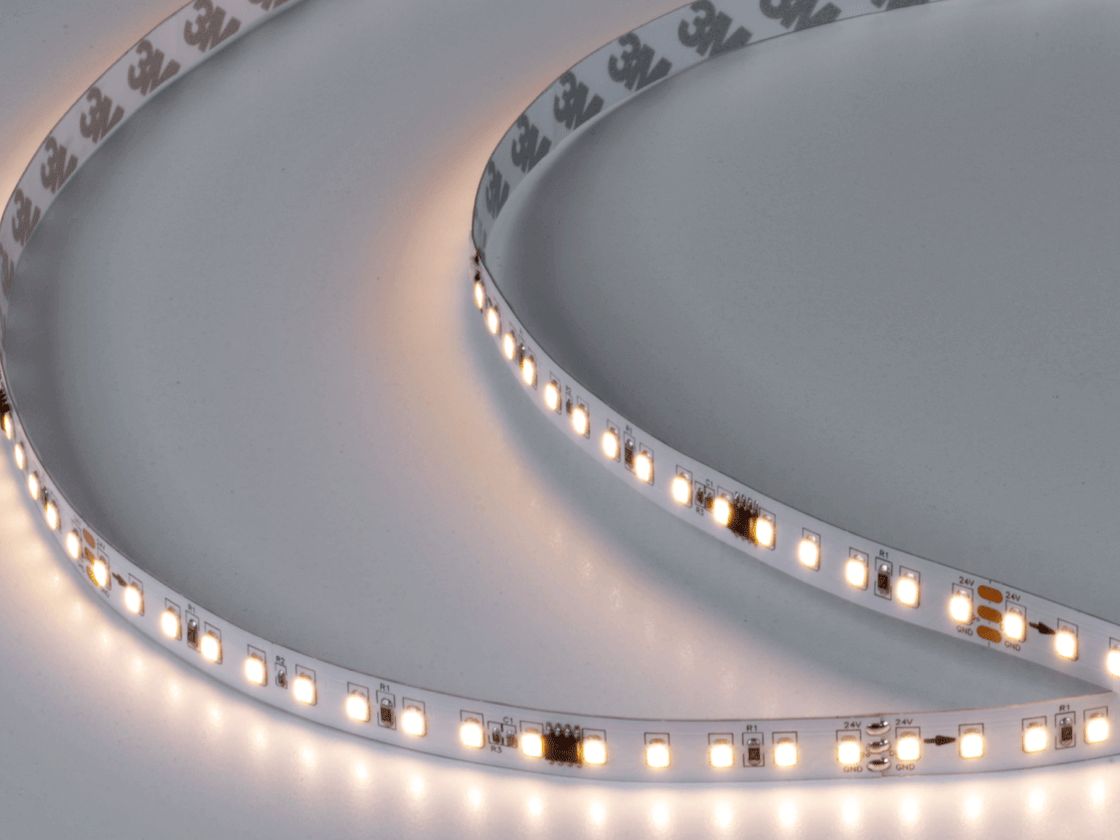 Светодиодная лента SPI Тёплый белый 24В IP20 11Вт/м 120 LED/м SMD2835 SWG2120-24-11-WW-SPI-M