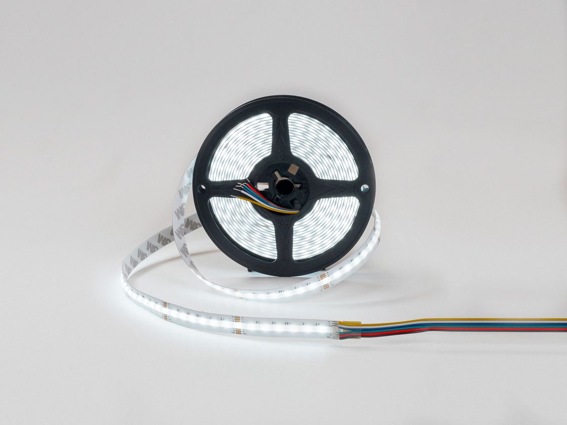 Светодиодная лента 5 в 1 COB, 560 LED/м, 16 Вт/м, 24В , IP20, Цвет: RGBWC, SWG-COB560-24-16-RGBWC