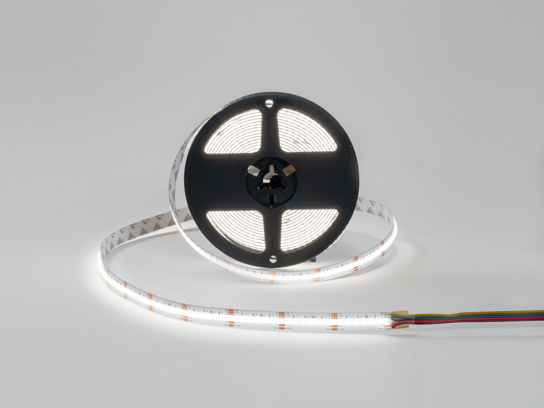 Светодиодная лента 4 в 1 COB, 840 LED/м, 18 Вт/м, 24В , IP20, Цвет: RGBNW, SWG-COB840-24-18-RGBNW