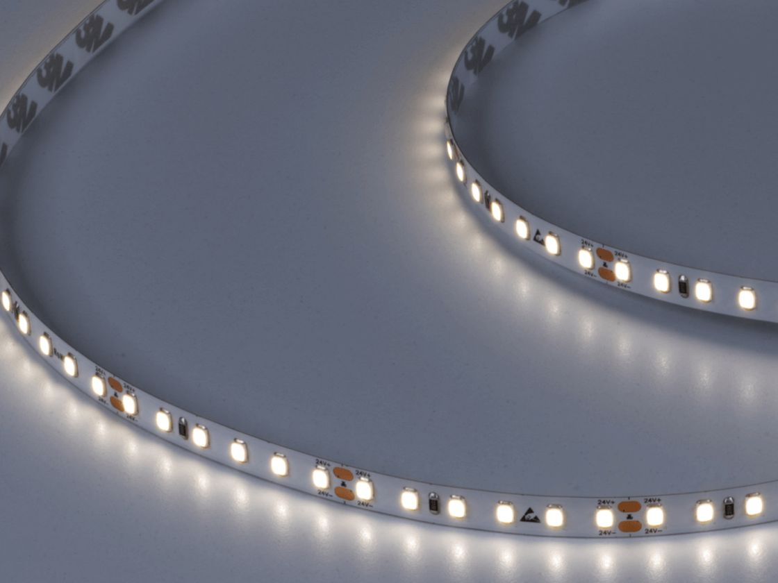 Светодиодная лента DSG 2835 WW 120L-V48-IP33, 3000K, 120 LED, 9,6 W/m, LUX