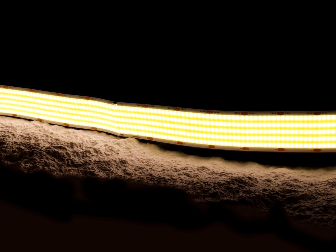 Светодиодная лента нейтральная белая 24В IP20 40Вт/м 1600 LED/м SWG-COB1600-24-40-NW