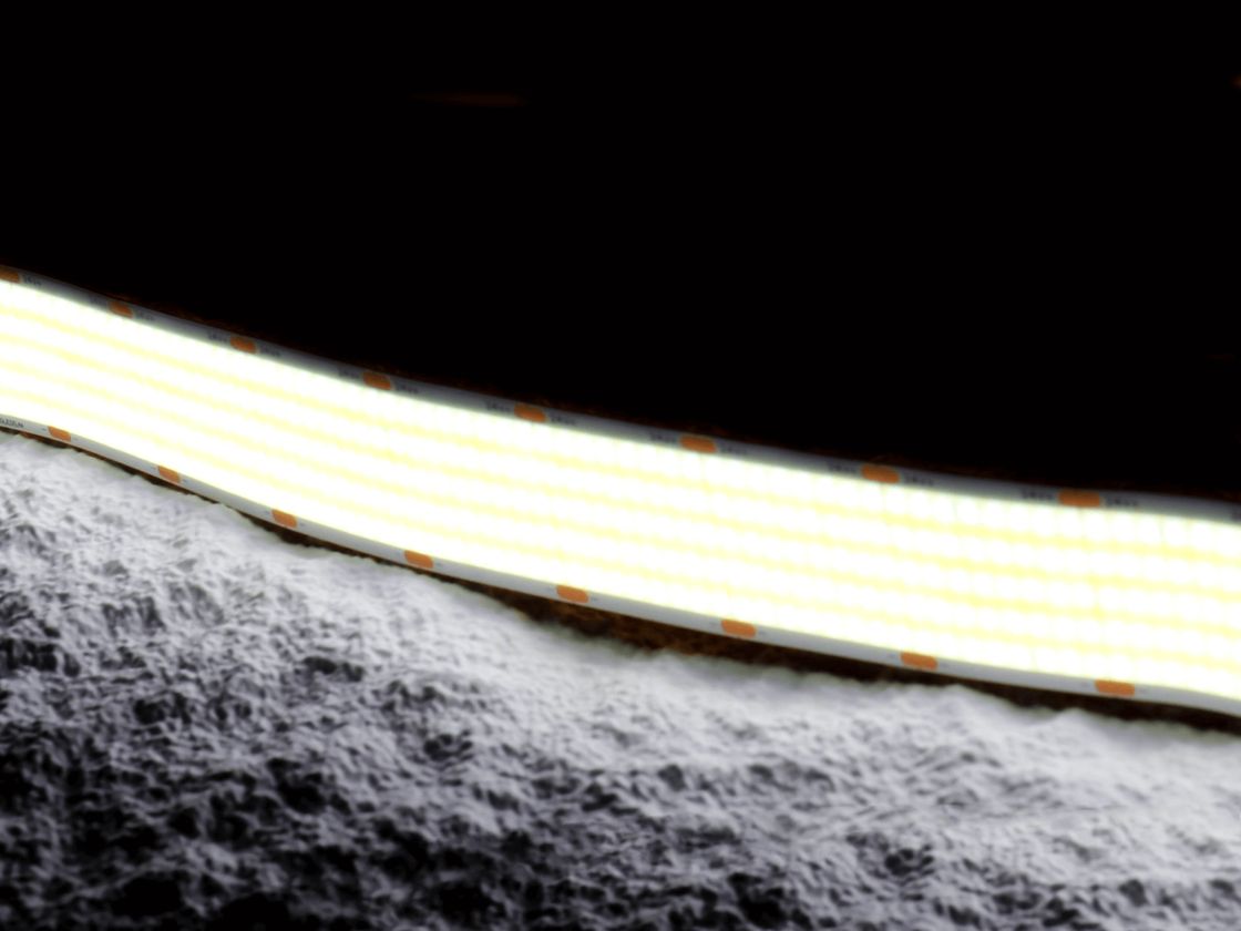 Светодиодная лента холодная белая 24В IP20 40Вт/м 1600 LED/м SWG-COB1600-24-40-CW