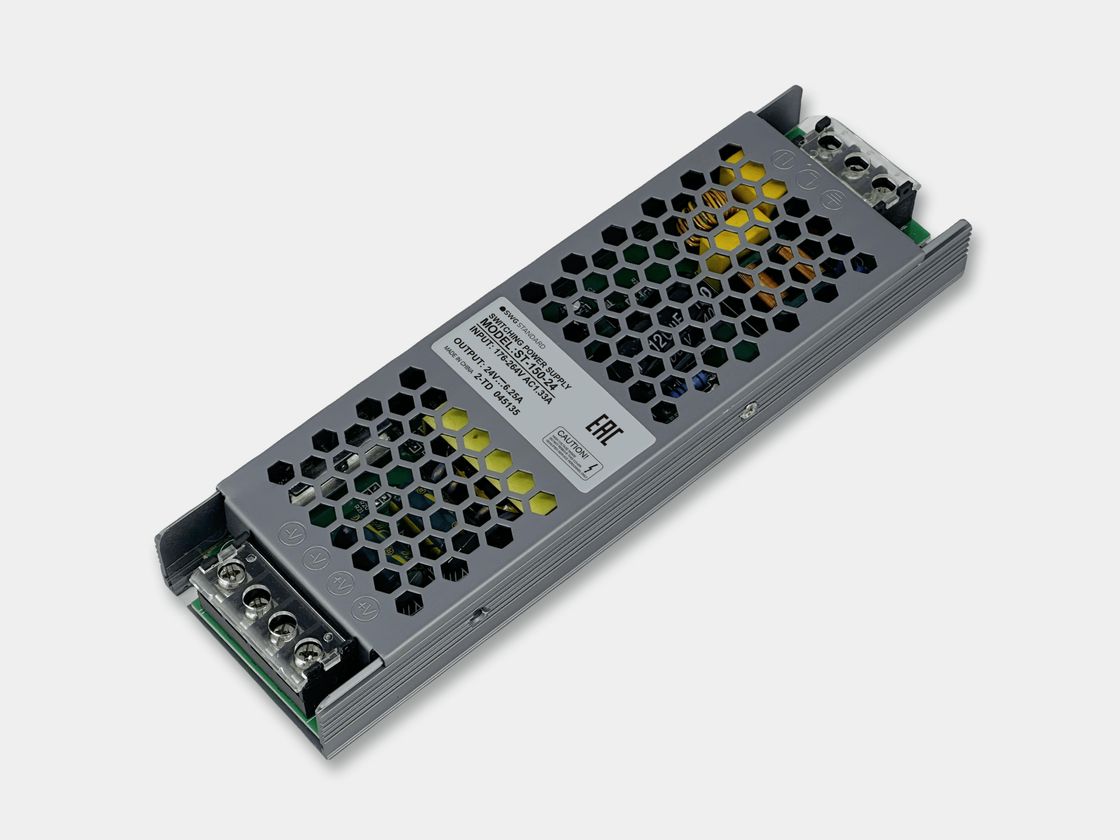 Блок питания для светодиодных лент 24 В, 150 Вт, IP20, ST-150-24
