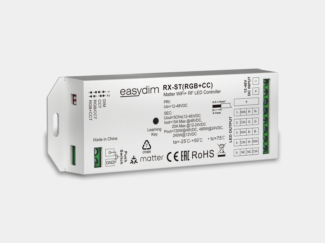 Приемник EasyBus Matter, ES-B-RX-MT (RGB+CCT)
