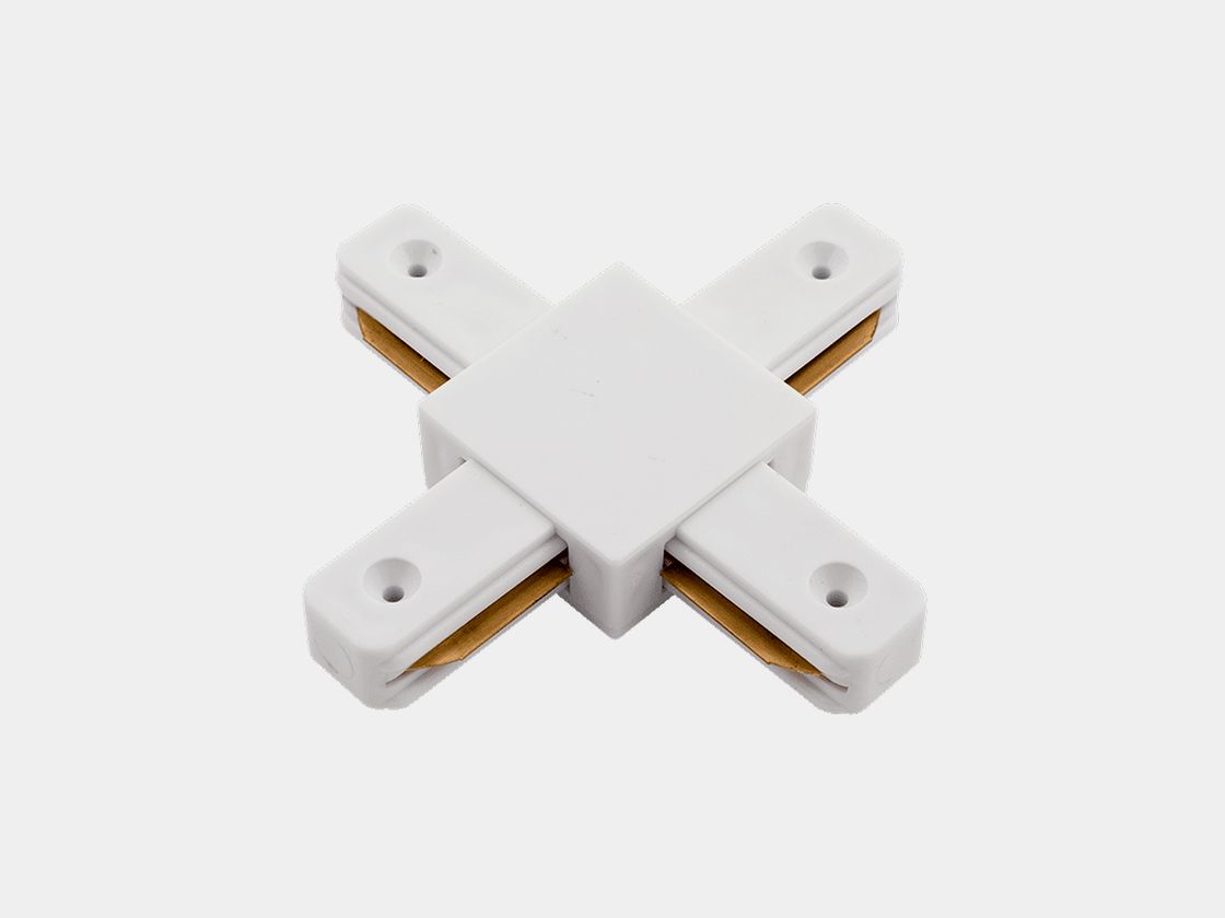 X-Коннектор для однофазных накладных трековых систем KXZ-WH-X