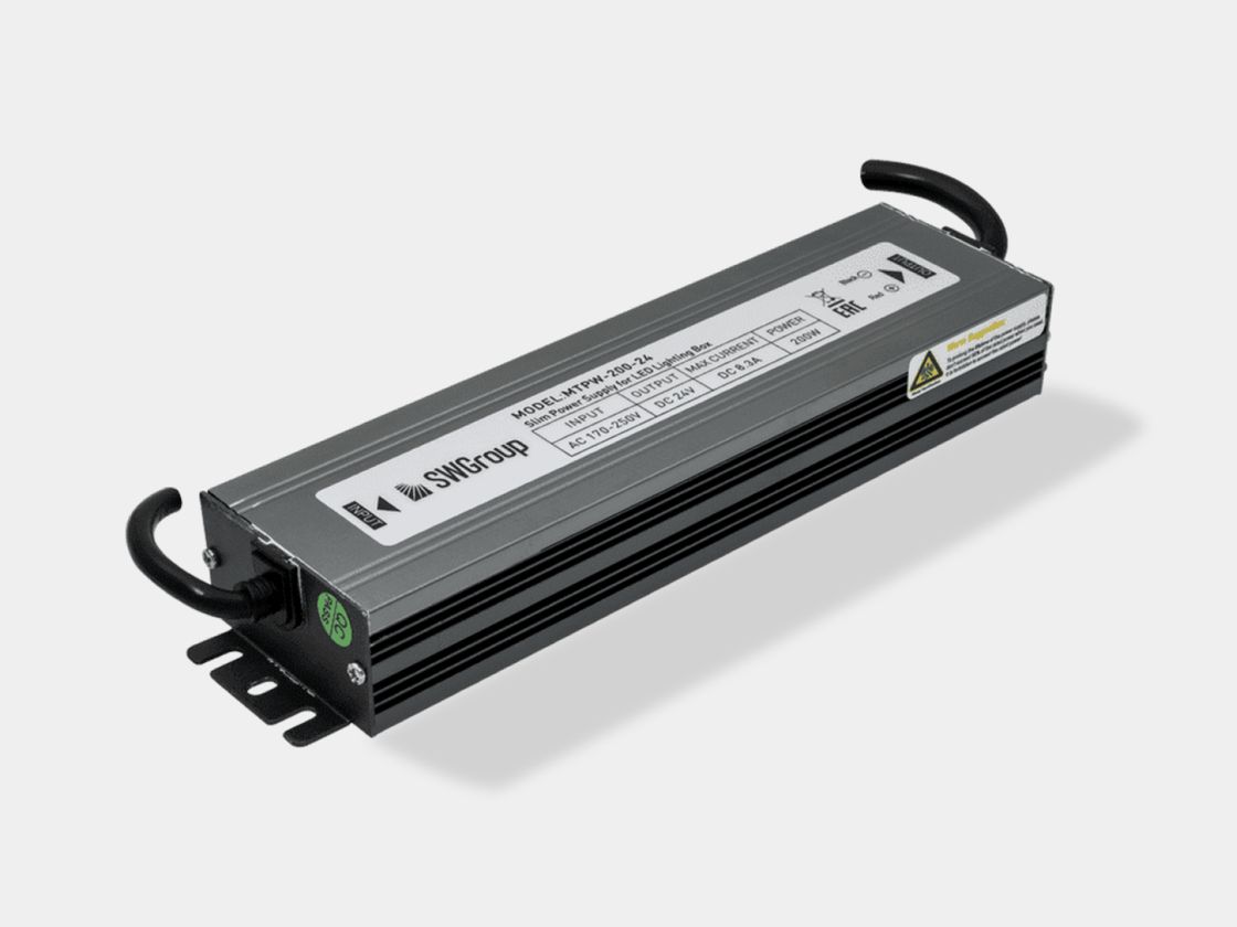 Блок питания для светодиодных лент TPW, 200 W Влагозащитный, 24 V, MTPW-200-24