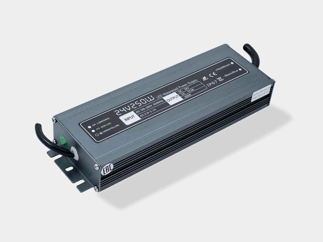 Блок питания для светодиодных лент TPW, 250 W Влагозащитный, 24 V, MTPW-250-24