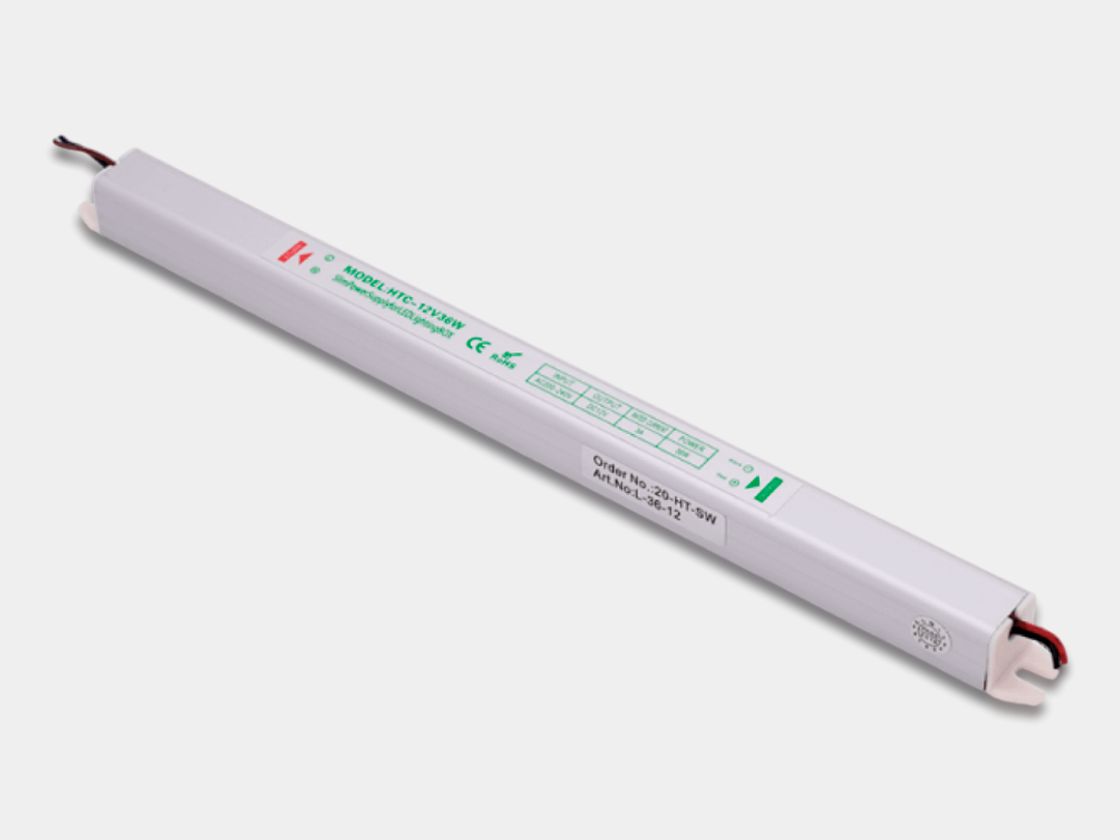 Блок питания сверxтонкий для светодиодных лент, 36 W, 12V, L-36-12