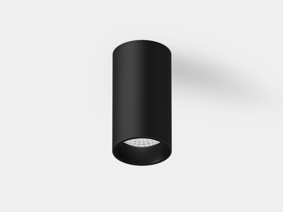 Светильник MINI VILLY S укороченный, потолочный накладной, 9Вт, 4000K, Черный, MINI-VL-BASE-S-BL-NW