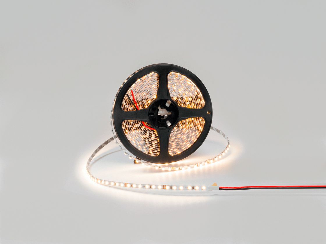 Светодиодная лента SWG PRO 3528, 120 LED/м, 9,6 Вт/м, 24В , IP20, Цвет: Теплый белый, SWG3PT120-24-9.6-WW