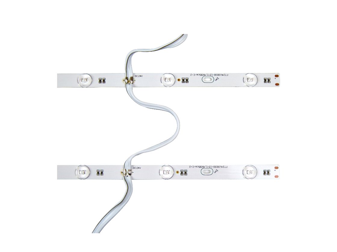 Линейка холодная белая 7500K SMD3030 24В IP42 12.6Вт/м 12 LED/м SWG-313-24-W