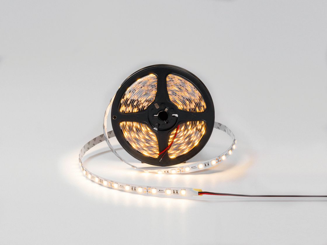 Светодиодная лента 5050, 60 LED/м, 14,4 Вт/м, 12В , IP20, Цвет: Теплый белый, SWG560-12-14.4-WW-M