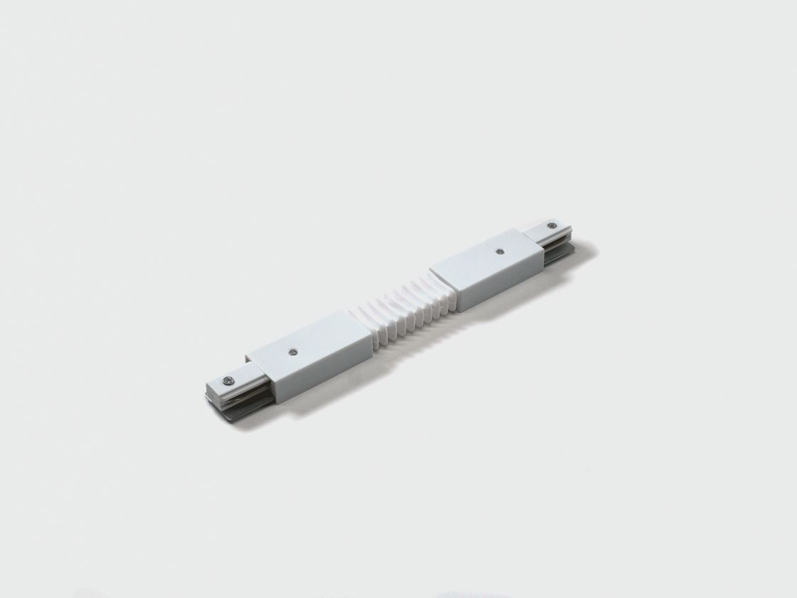 FLEX-коннектор для однофазного трека гибкий,цвет:белый, CN2-WH-FLEX