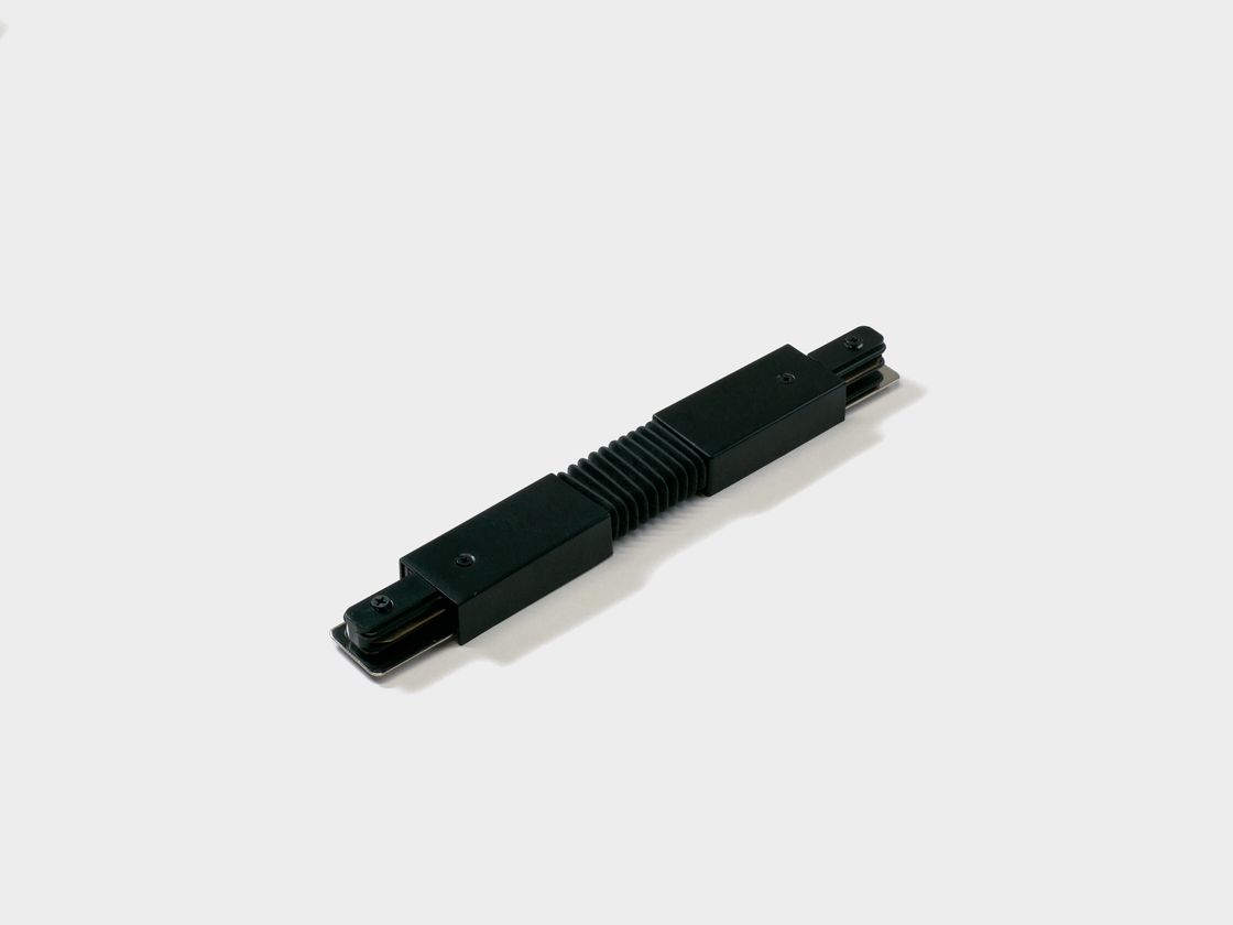 FLEX-коннектор для однофазного трека гибкий, цвет: черный,CN2-BL-FLEX
