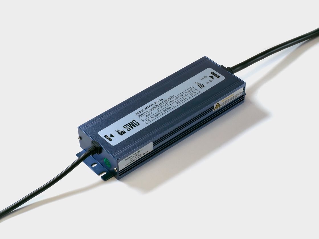 Блок питания для светодиодных лент TPW, 350 W Влагозащитный, 24 V, MTPW-350-24