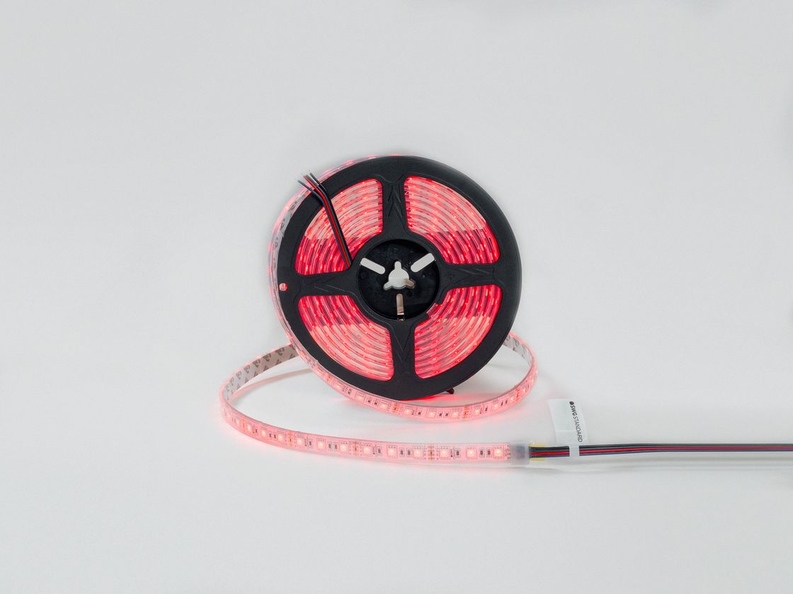 Светодиодная лента 5050, 60 LED/м, 14,4 Вт/м, 12В , IP68, Цвет: RGB, SWG560-12-14.4-RGB-68-M