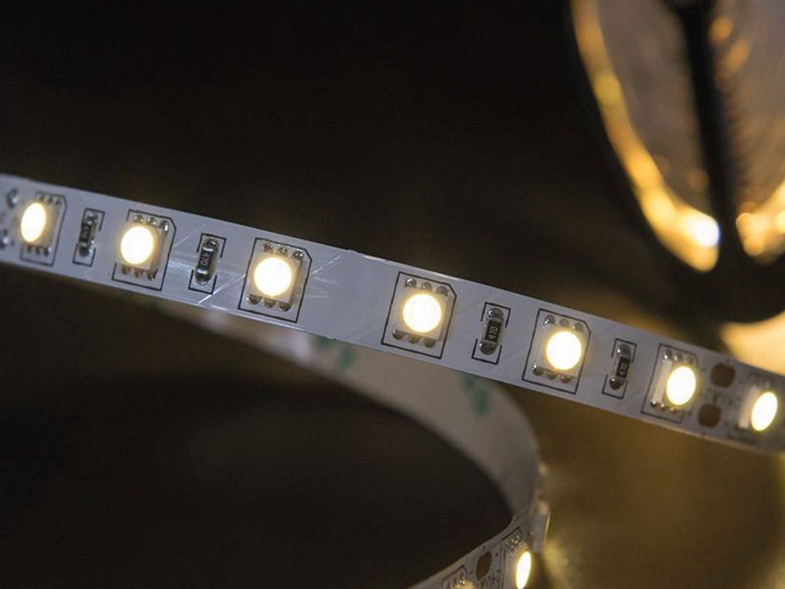 Светодиодная лента 5050, 60 LED/м, 14,4 Вт/м, 24В , IP20, Цвет: Нейтральный белый, SWG560-24-14.4-NW-M
