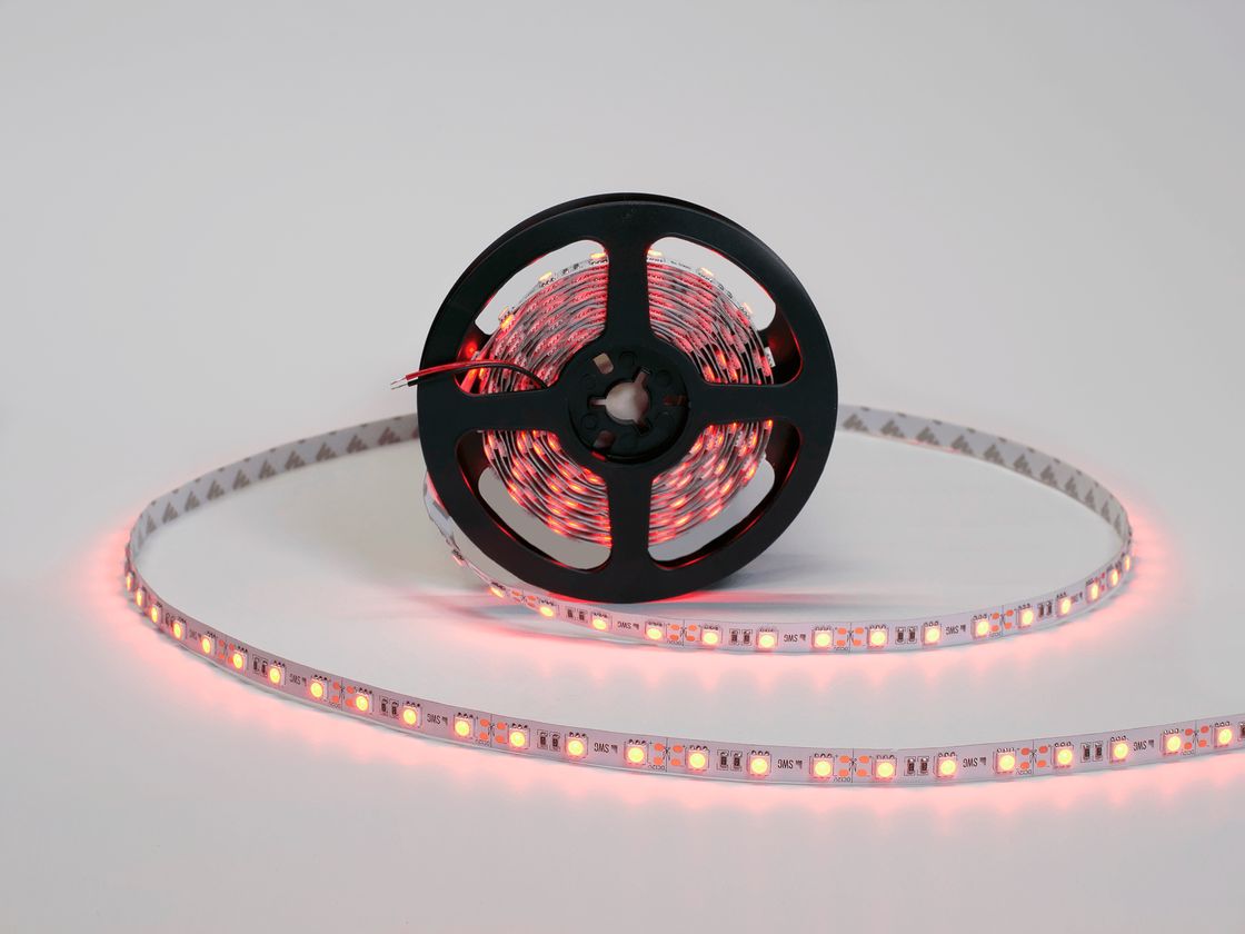 Светодиодная лента 5050, 60 LED/м, 14,4 Вт/м, 12В , IP20, Цвет: Красный, SWG560-12-14.4-R-M
