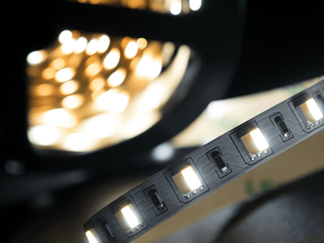 Светодиодная лента 5050, 60 LED/м, 14,4 Вт/м, 24В , IP20, Цвет: Теплый белый + холодный белый, SWG560-24-14.4-WWW-M