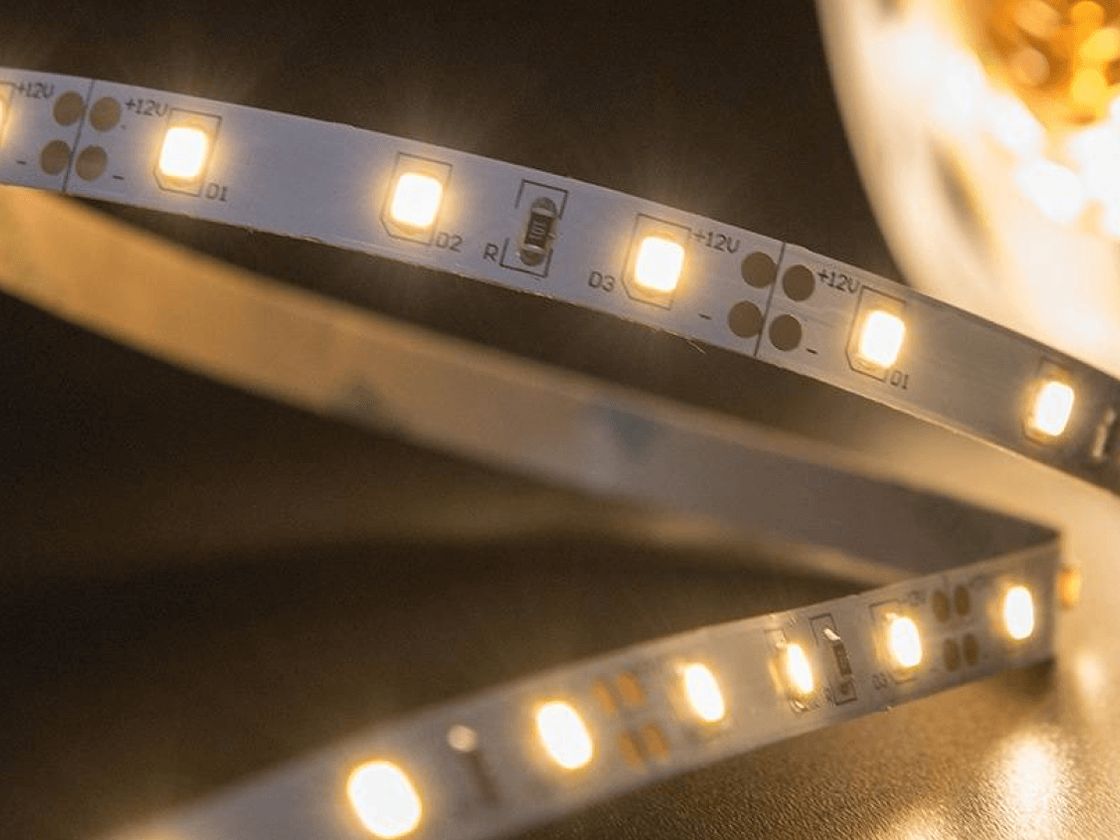 Светодиодная лента 2835, 60 LED/м, 6,3 Вт/м, 12В , IP20, 3M, Цвет: Теплый белый, SWG260-12-6.3-WW-M