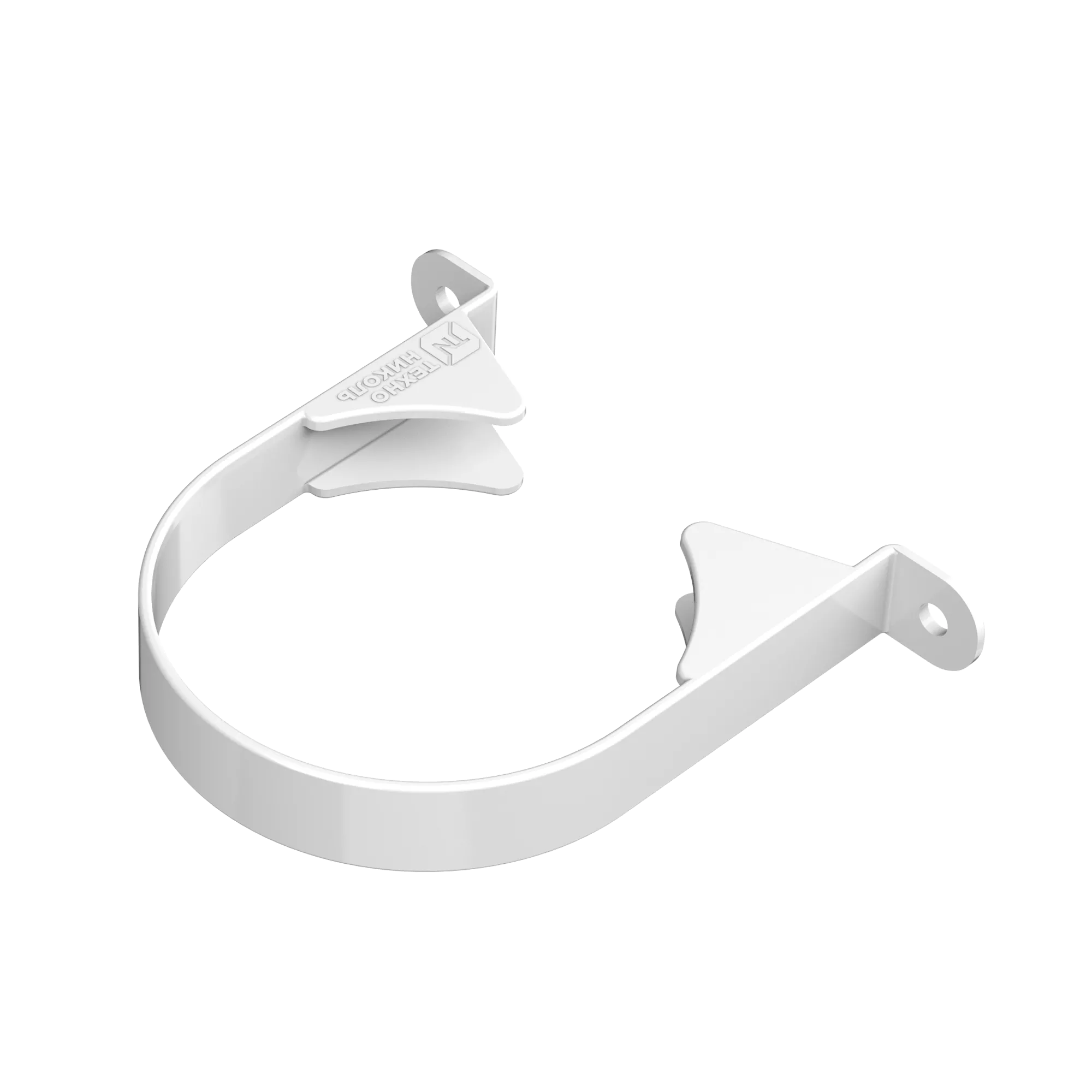 ТН ОПТИМА хомут трубы (D120/80), белый, шт