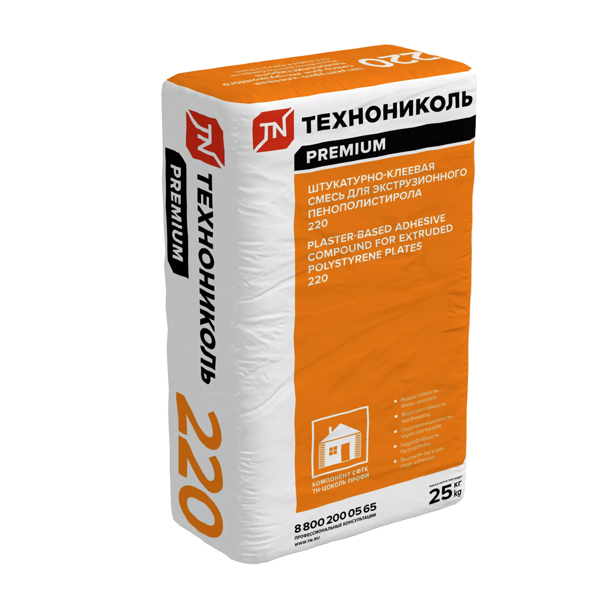 Штукатурно-клеевая смесь для плит из XPS ТЕХНОНИКОЛЬ 220