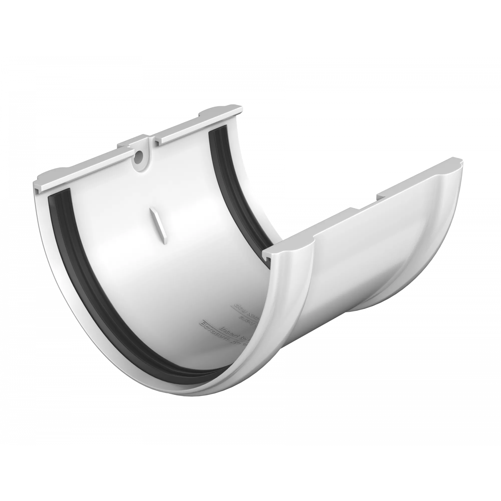 ТН соединитель желоба (D125/82), белый, шт