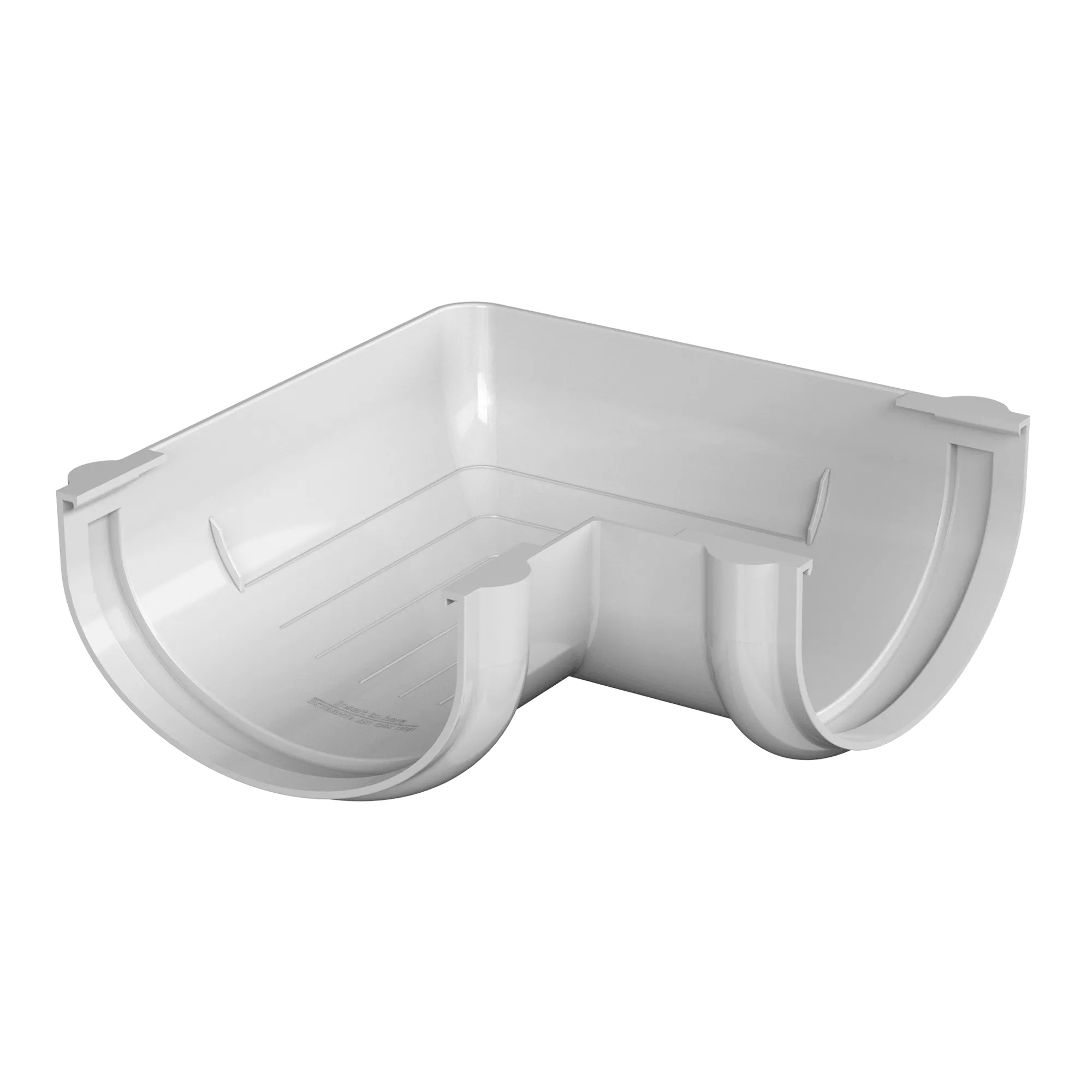 ТН ОПТИМА угол желоба 90° (D120/80), белый, шт