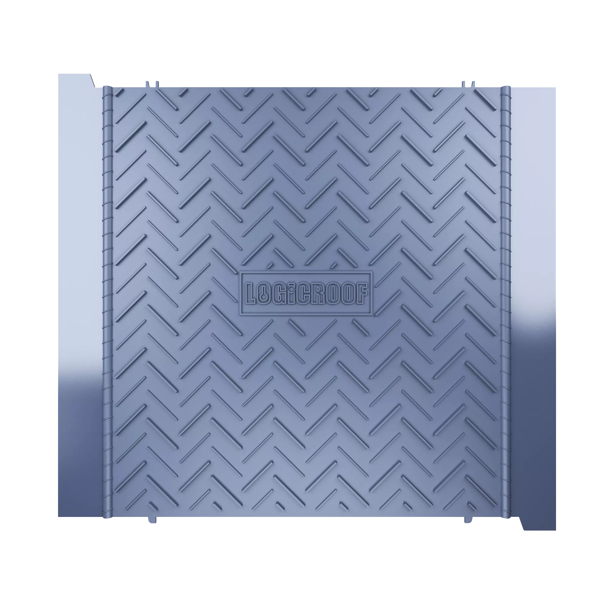 Дорожка ПВХ LOGICROOF® WalkWay Puzzle серая 0,6х0,6, поддон