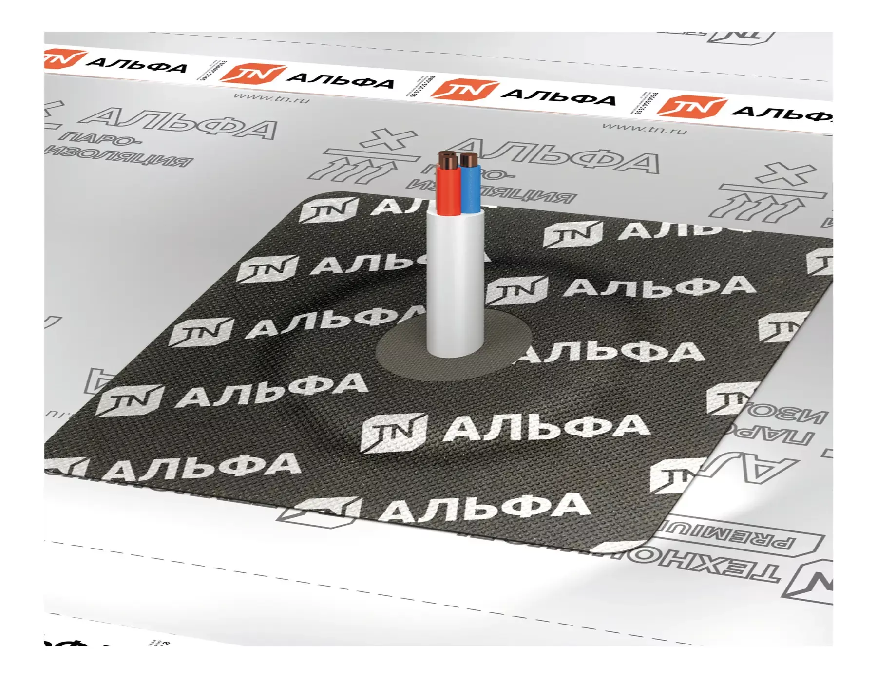 Уплотнительная манжета ТЕХНОНИКОЛЬ АЛЬФА ПРОТЕКТ L самоклеящаяся (10 штук в коробке)