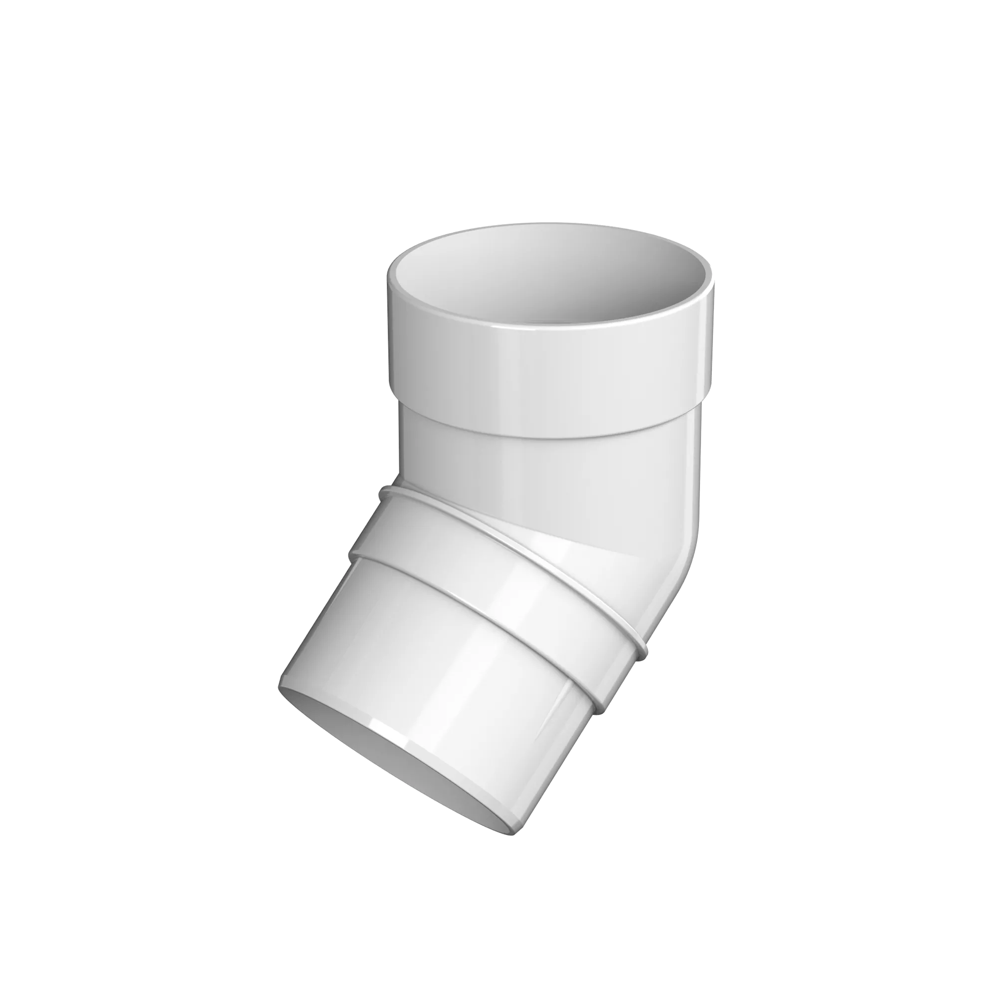 ТН ОПТИМА колено трубы 135° (D120/80), белый, шт