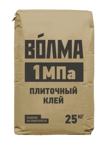 ВОЛМА плиточный клей 1 МПа